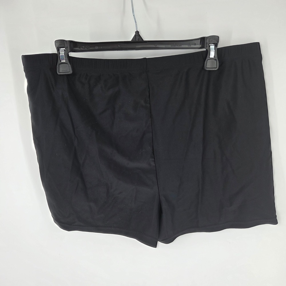 Swimsuits For All Womens Black Swim Shorts Plus Size 22 High Rise Boy Short NWT